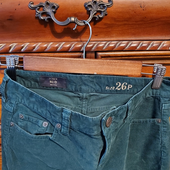 J CREW Reid green skinny cord jeans 26P - Picture 5 of 5